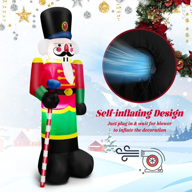 The Holiday Aisle® Nutcracker Soldier, Sandbags Inflatable Wayfair